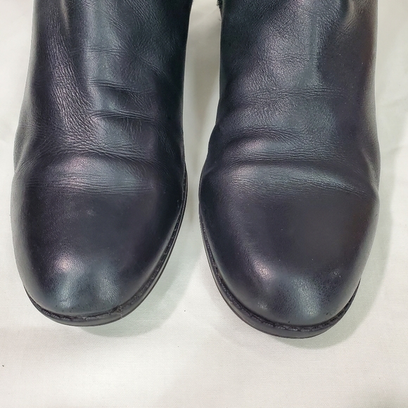 Bandolino BDClassieWomen's Black Tall Side Zip Quilted Riding Boot Size 9.5 - Picture 11 of 15